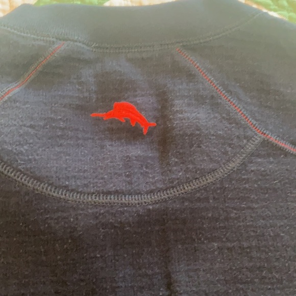 REVERSIBLE Tommy Bahama Patriots NFL Men’s Large Pullover Sweater M3 - Picture 6 of 10